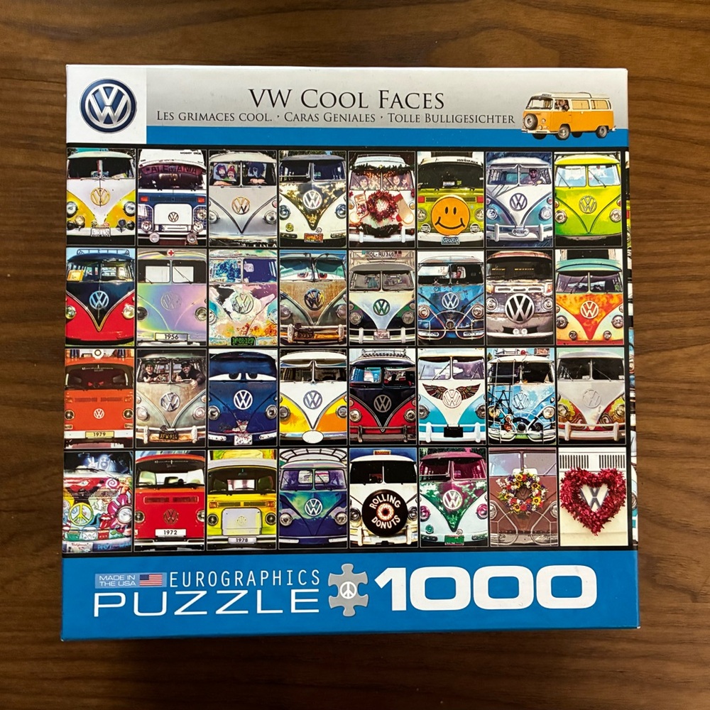 VW Cool Faces 1000 piece jigsaw puzzle